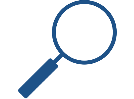 icon of magnifying glass